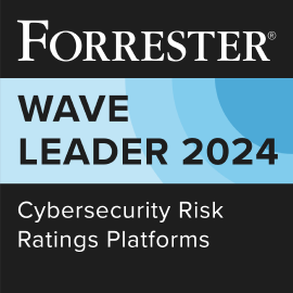 Forrester Wave Leader 2024 - Cybersecurity Risk Ratings Platforms