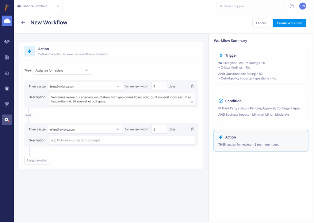 New Workflow Dashboard