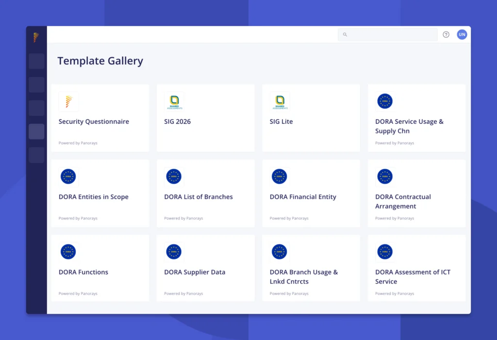 DORA Compliance Setup - Template Gallery