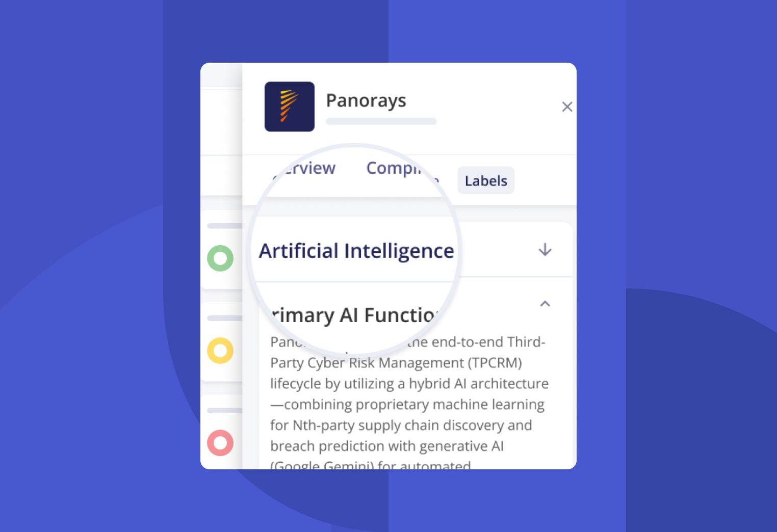 AI supplier detection