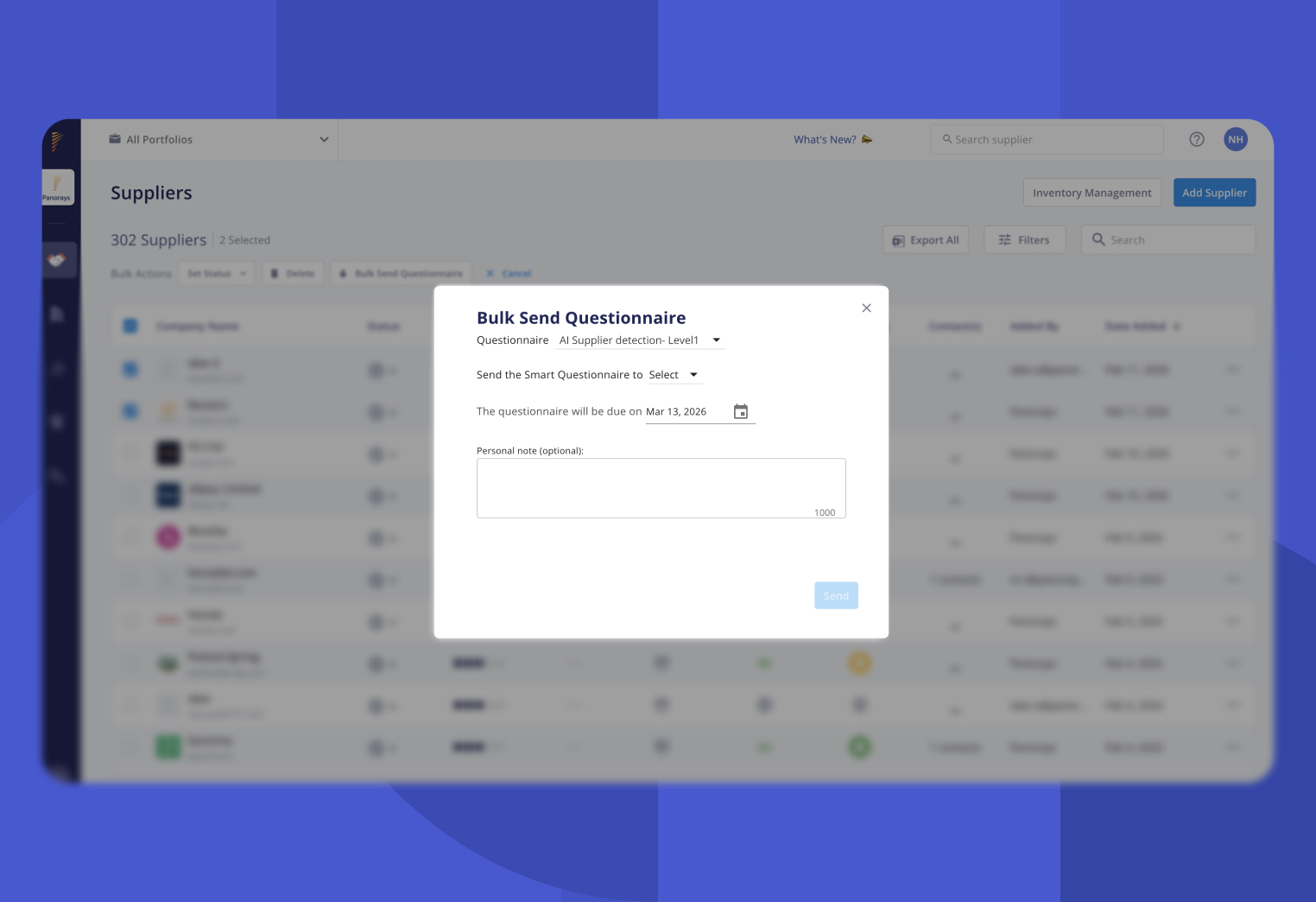 AI Risk Insights With Targeted Questionnaires